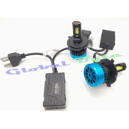 Global Byte 260w 12V High Power LED H4 Bulb | Premiun Series G13 | set of 2 | LED/PRE130-H4